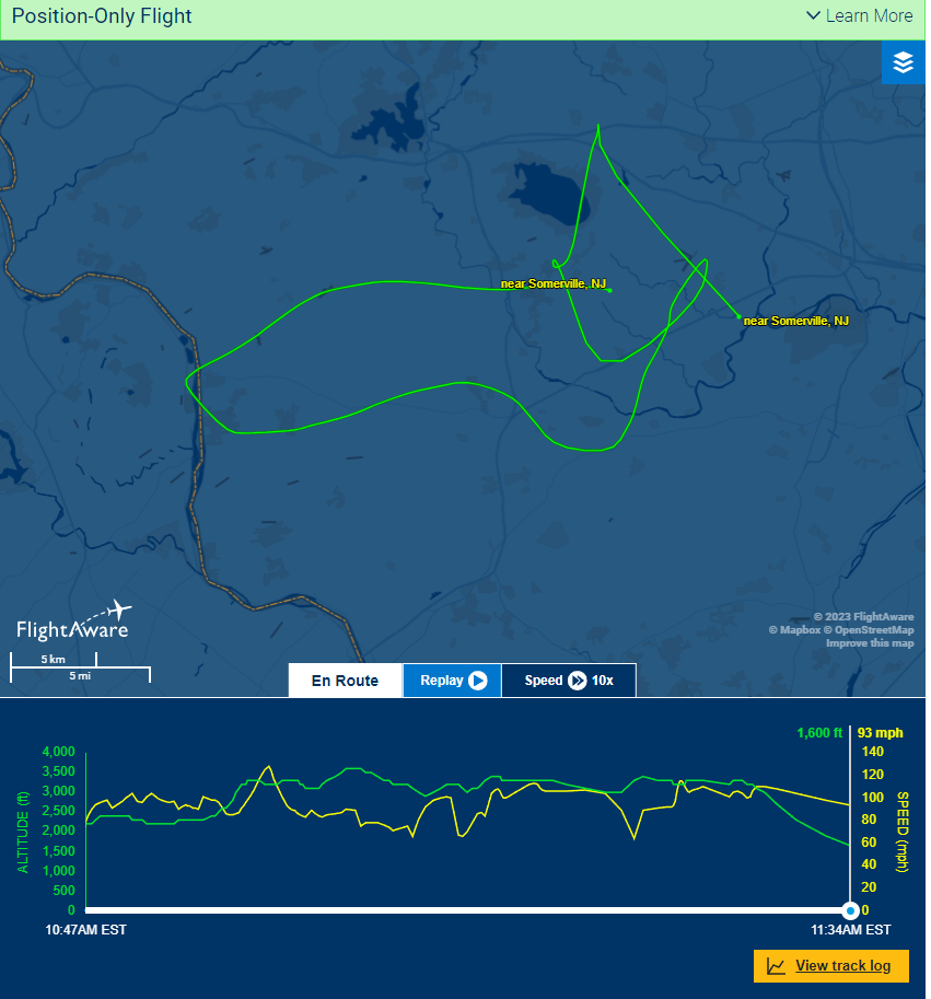 Today's flight